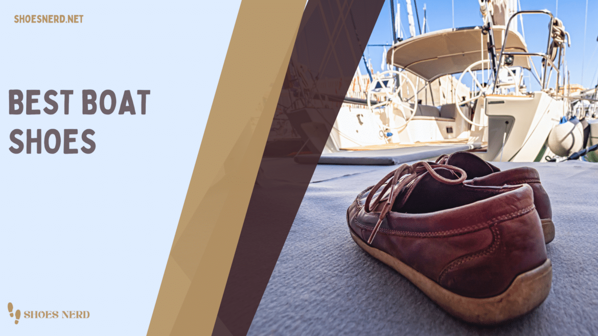 A view of shoes on a boat deck