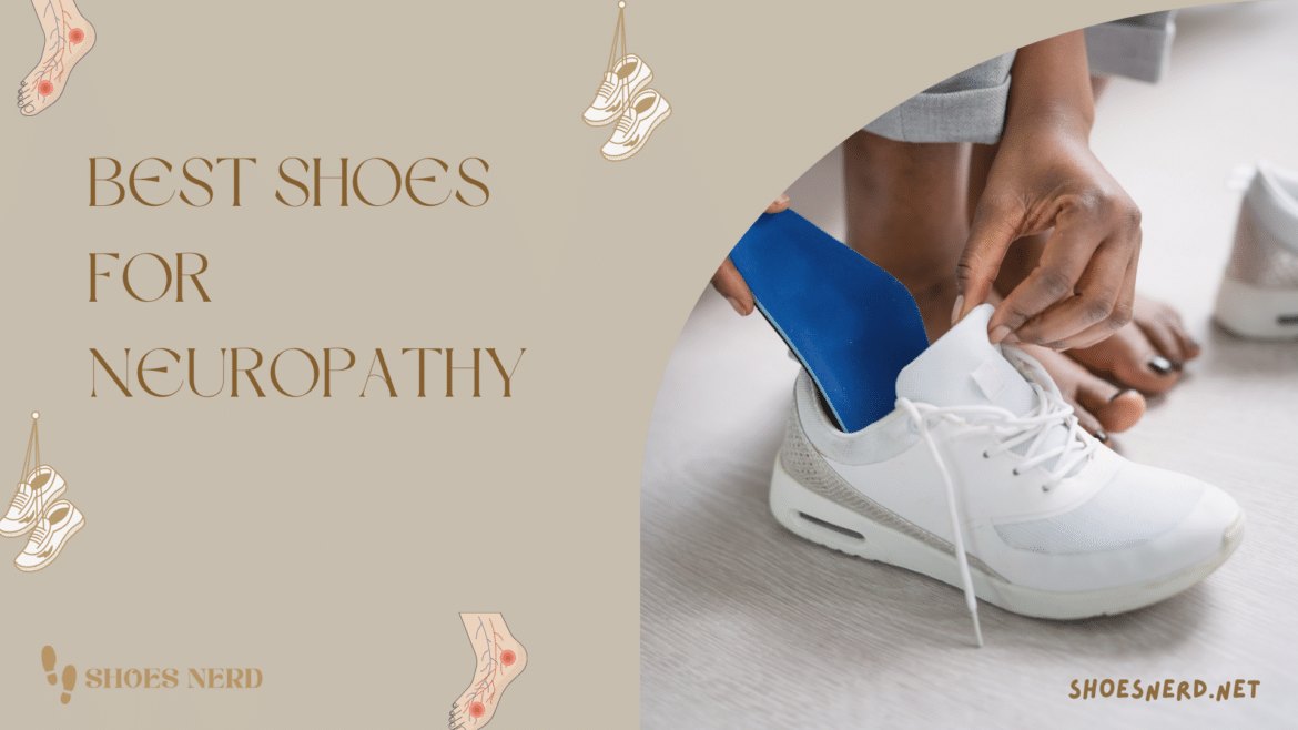 A view of a person putting soles inside shoes for neuropathy